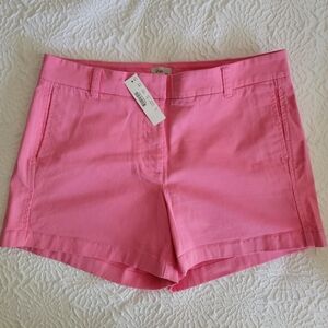 J Crew 4" stretch chino short NWT